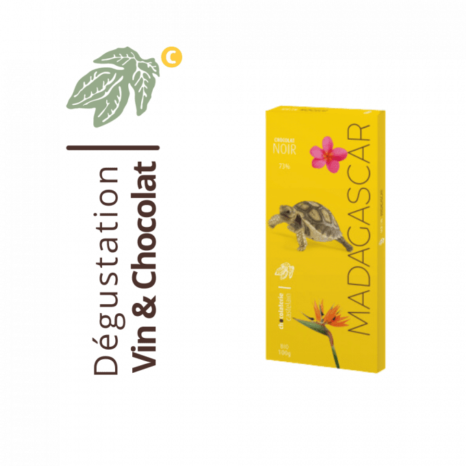 Tablette Chocolat Noir 73%, Origine Madagascar