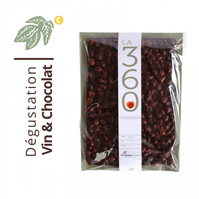 Tablette 360, Chocolat Noir 70% Et Noisettes Entières Bio