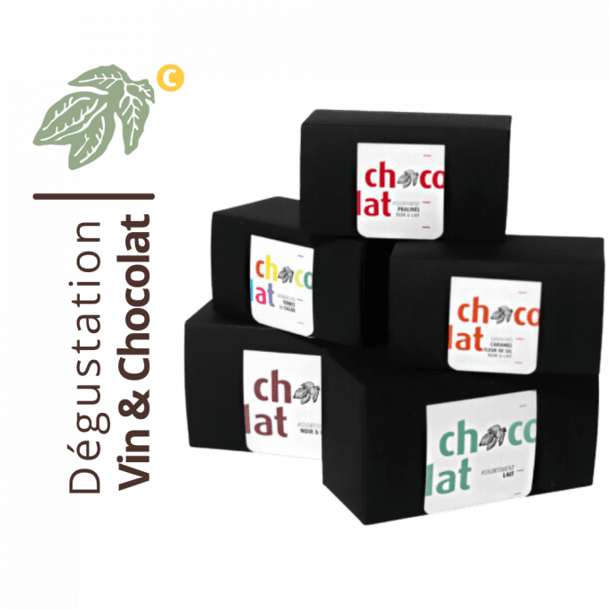 Assortiment De Chocolats Noirs Et Au Lait