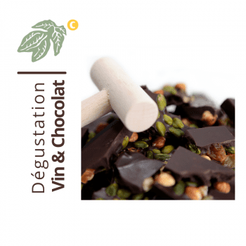 Plaque de Chocolat noir fruits secs à casser